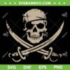 Pirate Skull SVG PNG, Crossbones Skeleton Halloween SVG