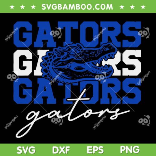 Gators School Sports SVG PNG, Retro Gators Name Team SVG