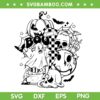 Retro Halloween Vibes SVG, Halloween 80s SVG, Front and Back Halloween DXF SVG PNG EPS Retro Halloween Vibes SVG, Halloween 80s SVG, Front and Back Halloween DXF SVG PNG EPS