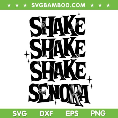 Shake Shake Shake Senora SVG PNG, Harry Belafonte Jump in the line SVG