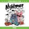 Stitch Angel Pumpkin Halloween PNG, Disney Stitch Nightmare On Main Street PNG