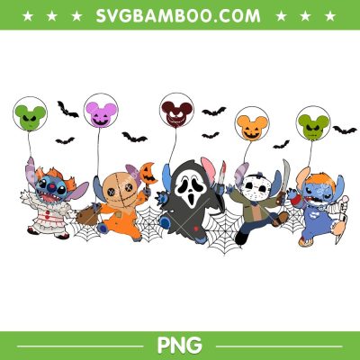 Disney Stitch Horror Mouse Halloween PNG, Chibi Stitch Horror Friends PNG Disney Stitch Horror Mouse Halloween PNG, Chibi Stitch Horror Friends PNG