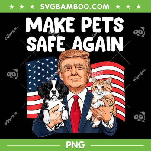I'm Voting For Trump To Save Cats PNG, Trump Holding Cat PNG, Pets For Trump Vote President PNG