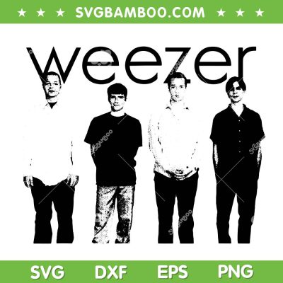 Weezer Blue Album SVG PNG, Weezer Blue Anniversary Tracklist SVG Weezer Blue Album SVG PNG, Weezer Blue Anniversary Tracklist SVG