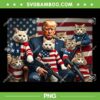 We're Gonna Save The Cats PNG, Funny Trump Cat Vote 2024 PNG, Donald Trump and Solider Cat PNG We're Gonna Save The Cats PNG, Funny Trump Cat Vote 2024 PNG, Donald Trump and Solider Cat PNG