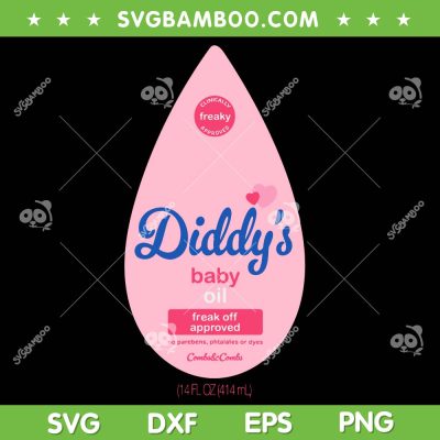 Diddys Baby Oil SVG PNG, Funny Bottle Diddy Oil Costume Halloween SVG Diddys Baby Oil SVG PNG, Funny Bottle Diddy Oil Costume Halloween SVG