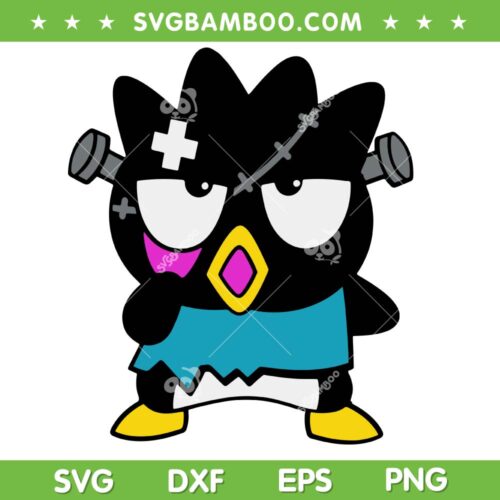 Badtz Maru Frankenstein SVG PNG, Funny Sanrio Friends Badtz Maru Halloween SVG