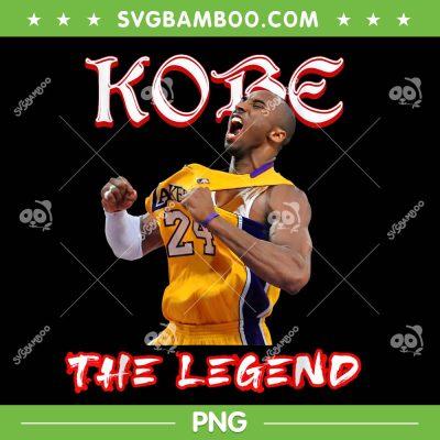 Kobe Laker The Legend PNG, American Basketball Stars Legends Vintage Retro PNG, Kobe Bryant PNG