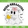 Boo Rracha Halloween Ghost SVG PNG, Borracha Ghost Drink Beer SVG