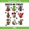 Brick Or Treat Halloween Costume PNG, Building Bricks Halloween Monsters PNG Brick Or Treat Halloween Costume PNG, Building Bricks Halloween Monsters PNG