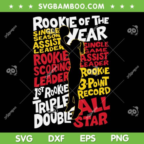 Caitlin Clark Rookie of the Year Things SVG, iowa Hawkeyes Basketball SVG PNG, Indiana Basketball SVG