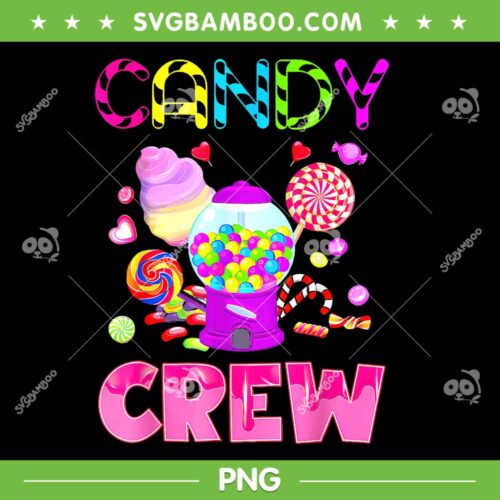 Candy Squad PNG, Candy Land Halloween Costume PNG, Candy Crew Shirt PNG