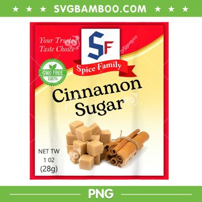 Cinnamon Sugar Spice Family PNG, Condiment Holiday Spice Group Costume PNG