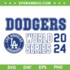 Dodgers Worlds Series 2024 SVG PNG, Los Angeles Dodgers Baseball Champions SVG