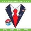 Donald Trump Halloween Costume SVG, Funny Trump Veston SVG PNG, Trump for President DXF SVG PNG EPS