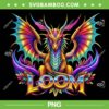 Dragon Loom PNG, Dragon Lovers Imagine Gifts PNG, Loom Colorful PNG