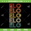 Blue Sky Elo SVG PNG, Elo Name Vintage Retro SVG, Mr Blue Sky Lover DXF SVG PNG EPS