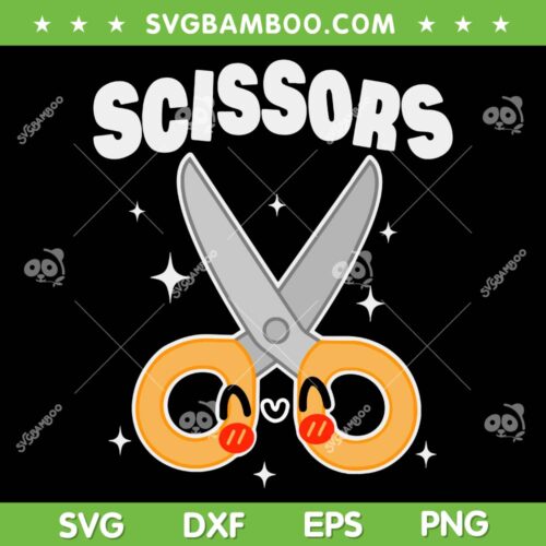 Scissors SVG PNG, Funny Family Scissors Costume SVG