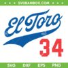 El Toro Valenzuela SVG PNG, Fernando 34 Los Angeles SVG, Fernandomania DXF SVG PNG EPS El Toro Valenzuela SVG PNG, Fernando 34 Los Angeles SVG, Fernandomania DXF SVG PNG EPS