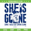 Freddie Freeman She Is Gone SVG, Dodgers Freeman SVG PNG, Game 1 Walk Off Grand Slam SVG PNG