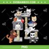 Cat Horror Movies Halloween PNG, Cat Lovers Scary Characters PNG