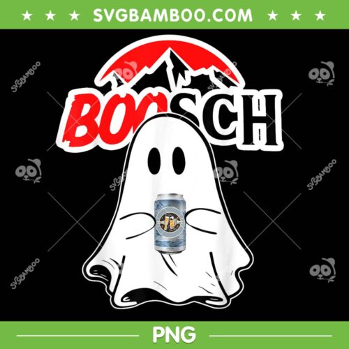 Ghost Busch Beer PNG, Ghost Boosch PNG, Funny Halloween Ghost Boosch Beer PNG