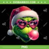 Grinch Bubble Gum PNG, Christmas Grinch Santa Sunglasses PNG Grinch Bubble Gum PNG, Christmas Grinch Santa Sunglasses PNG