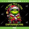 Grinch Christmas Lights PNG, Grinch im Fine This is Fine PNG