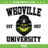 Grinch Whoville University PNG, I'm a Grinch Before Coffee PNG