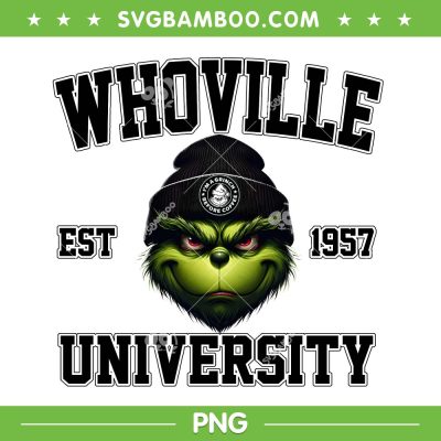 Grinch Whoville University PNG, I'm a Grinch Before Coffee PNG