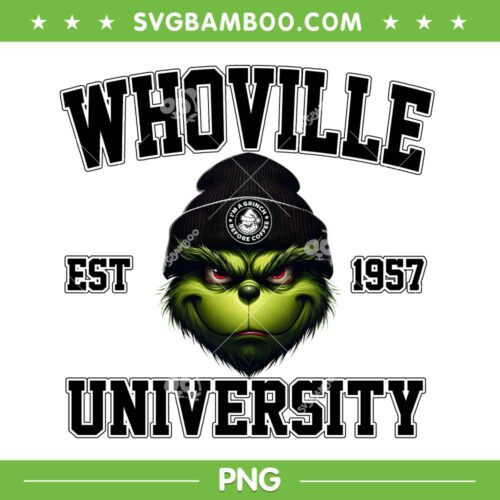 Grinch Whoville University PNG, I'm a Grinch Before Coffee PNG