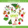Grinch and Friends Christmas PNG, Grinch Characters Icons PNG, Grinchmas Ornament PNG