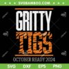 Gritty Tigs SVG, Baseball Detroit Tigers Gritty SVG PNG, October Ready 2024 DXF SVG PNG EPS