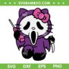 Hello Kitty Ghostface SVG PNG, Funny Sanrio Kitty Cat Ghost Calling Halloween SVG Hello Kitty Ghostface SVG PNG, Funny Sanrio Kitty Cat Ghost Calling Halloween SVG