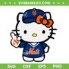 Hello Kitty New York Mets SVG, Sanrio Cat Mets Baseball SVG PNG Hello Kitty New York Mets SVG, Sanrio Cat Mets Baseball SVG PNG