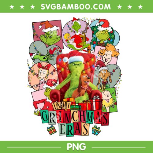 In My Grinchmas Eras PNG, The Grinch The Eras Tour PNG, Grinch and Friends PNG