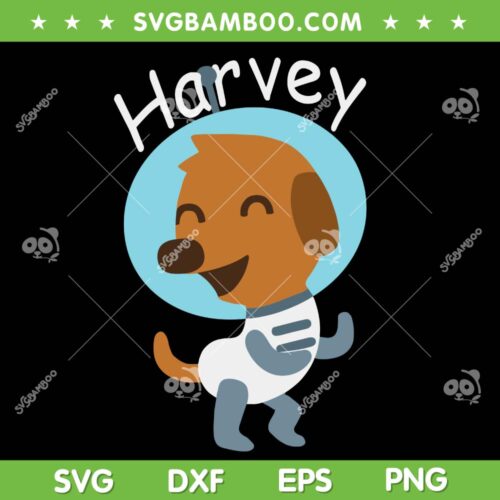 Kids Harvey Dog SVG PNG, Harvey Learning For Kids SVG