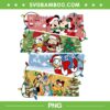 Mickey Friends Merry Christmas 2024 PNG, Disney Mouse Gift Christmas PNG