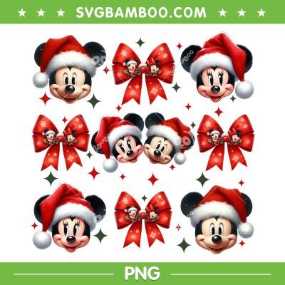 Mickey Mouse Coquette Bow Christmas PNG, Disney Mouse Friends Christmas 2024 PNG Mickey Mouse Coquette Bow Christmas PNG, Disney Mouse Friends Christmas 2024 PNG