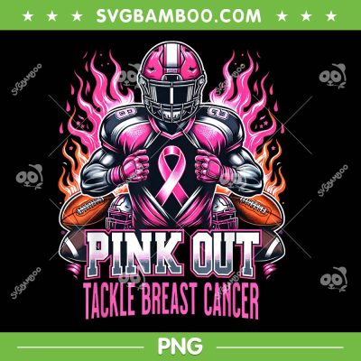 Pink Out Tackle Breast Cancer PNG, American Football Breast Cancer Awareness PNG Pink Out Tackle Breast Cancer PNG, American Football Breast Cancer Awareness PNG