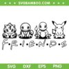 Pokemon Friends SVG PNG, Pokemon Characters SVG Bundle, Pikachu Pokemon Friends Silhouette SVG Pokemon Friends SVG PNG, Pokemon Characters SVG Bundle, Pikachu Pokemon Friends Silhouette SVG