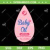 Pretend I'm A Baby Oil SVG, Baby Oil Bottle Costume SVG PNG, Funny Halloween Diddys DXF SVG PNG EPS