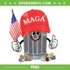 Proud MAGA Garbage PNG, Funny Trash Red Hat Maga PNG, Trump Supporter PNG