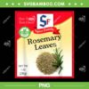 Rosemary Leaves Spice Family PNG, Holiday Spice Group Costumes PNG