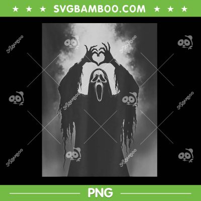Funny Ghostface Heart Hand PNG, Scary Ghost Face Horror Poster Halloween PNG Funny Ghostface Heart Hand PNG, Scary Ghost Face Horror Poster Halloween PNG