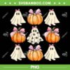 Ghost Pumpkin Ribbon Coquette Bow PNG, Pumpkin Spooky Season Halloween PNG Ghost Pumpkin Ribbon Coquette Bow PNG, Pumpkin Spooky Season Halloween PNG
