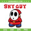 Super Mario Bros Shy Guy SVG, Funny Simple Nintendo Icon SVG PNG, Super Mario Creep DXF SVG PNG EPS