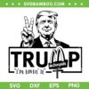 Trump McDonalds I'm Lovin It SVG, Donald Trump Fast Food Worker SVG PNG