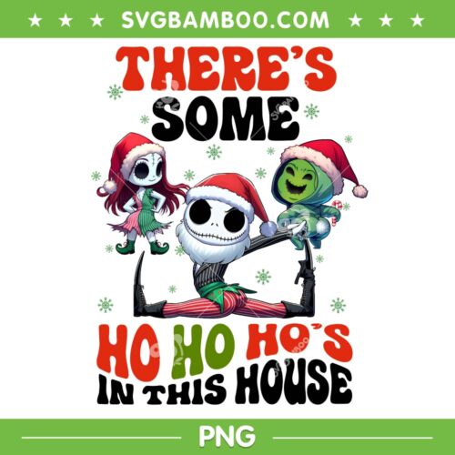 The Nightmare Before Christmas Dancing PNG, Jack Skellington Santa There's Some Ho Ho Ho PNG