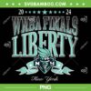 WNBA Finals New York Liberty Champions PNG, Liberty Finals 2024 Road to Victory PNG